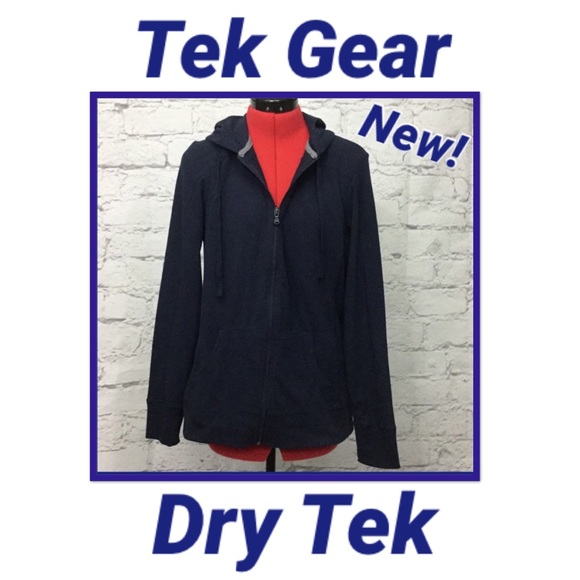 Jackets & Blazers - NWT DryTek Hoodie in Navy